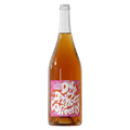 Bottle of Day Drinkers Collective wine with a colourful label on a transparent background
